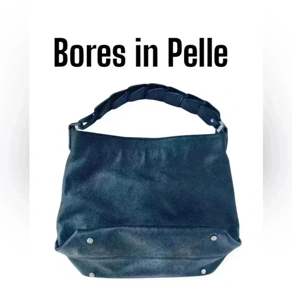Borse in Pelle Italian leather shoulder bag.